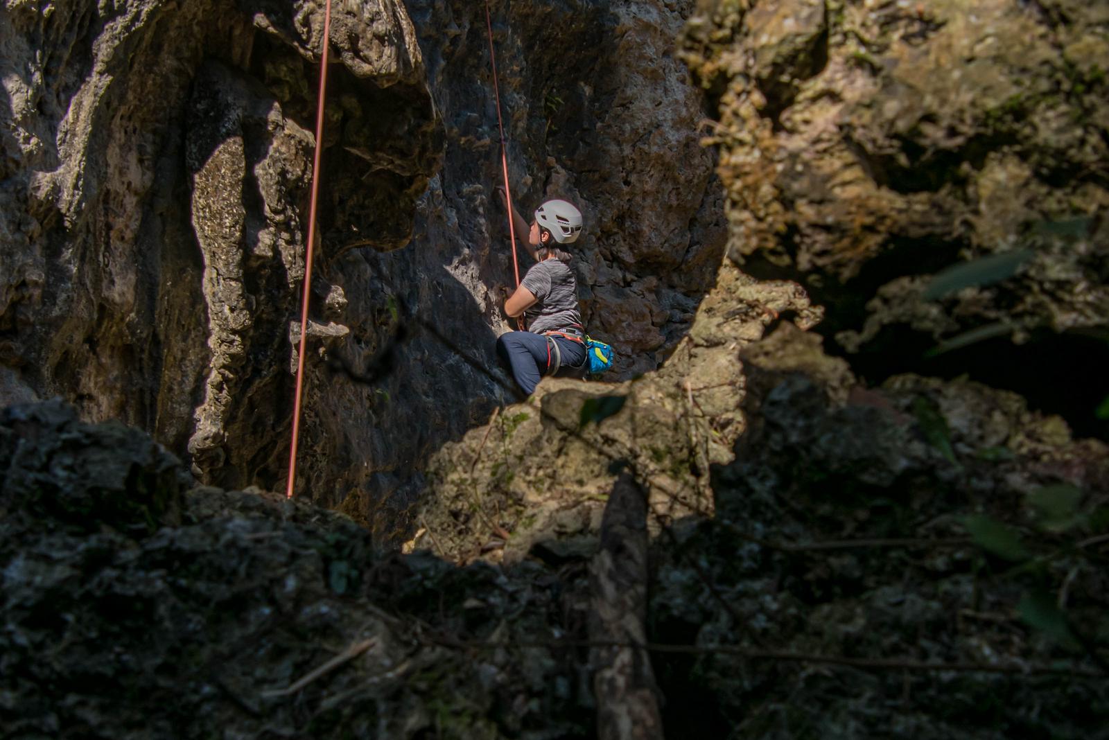 Scenic view from climbing spot